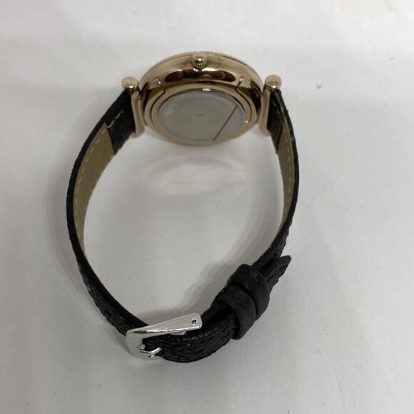 Fossil Carlie ES4465 Women's Black Leather Analog Dial Quartz Wrist Watch JK672 - Picture 11 of 12